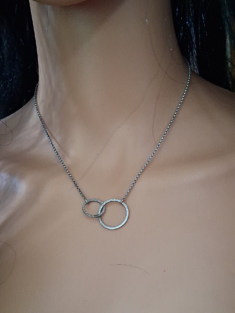 SILPADA Interlocking Circle Necklace Sterling Silver